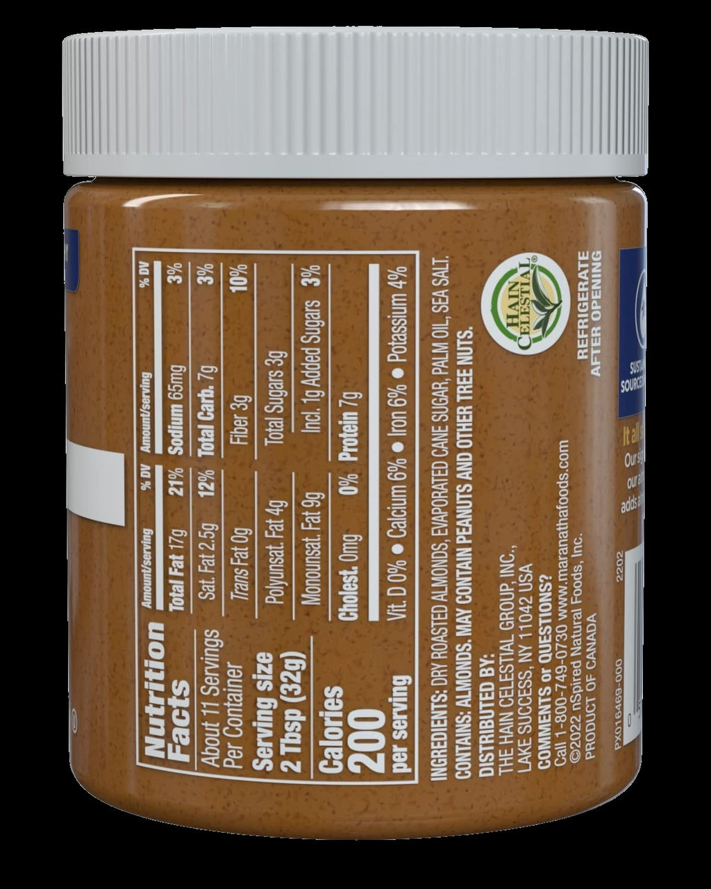 Crunchy Almond Butter - No Stir
