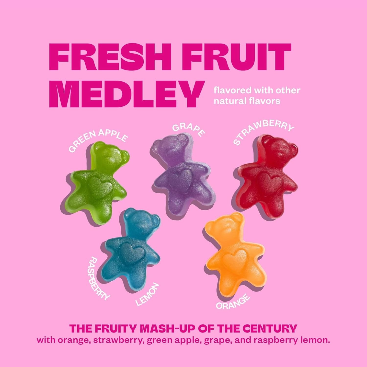 Belly Bears Fresh Fruit Medley Gummies