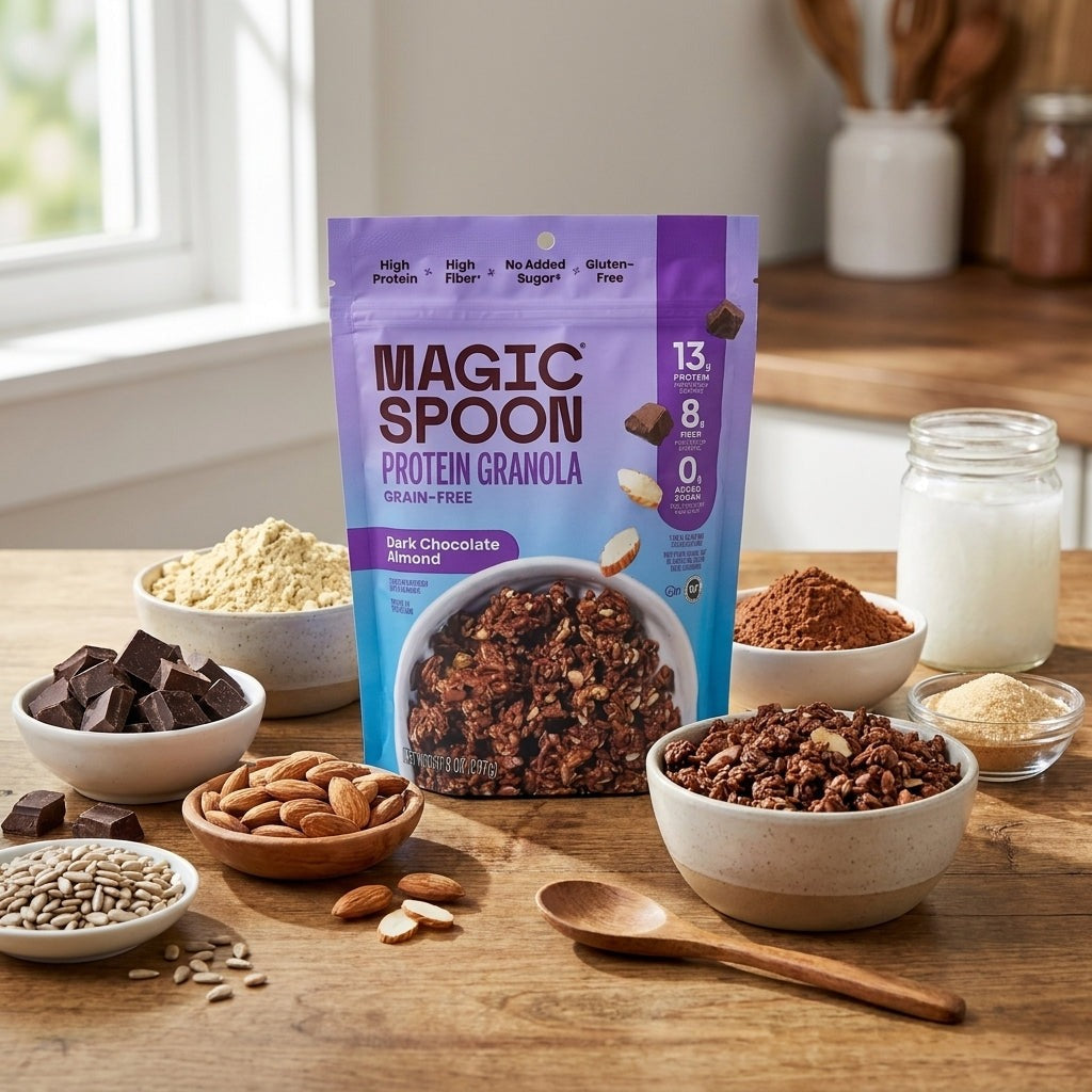 Dark Chocolate Almond Protein Granola
