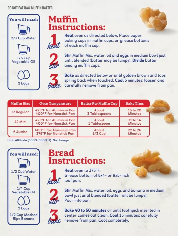 Banana Nut Muffin And Quick Bread Mix