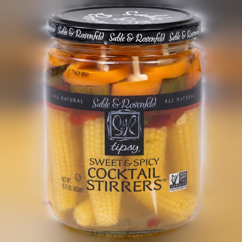 Tipsy Cocktail Stirrers - Sweet & Spicy Corn