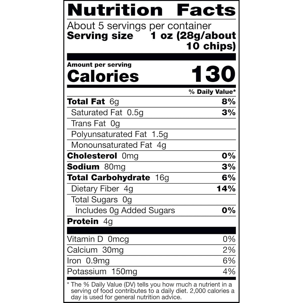 Black Bean Tortilla Chips