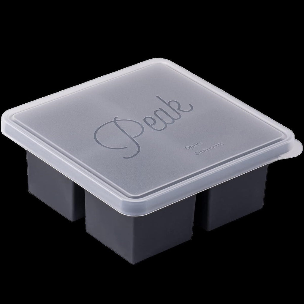 Cup Cube 4 Cube Tray - Charcoal