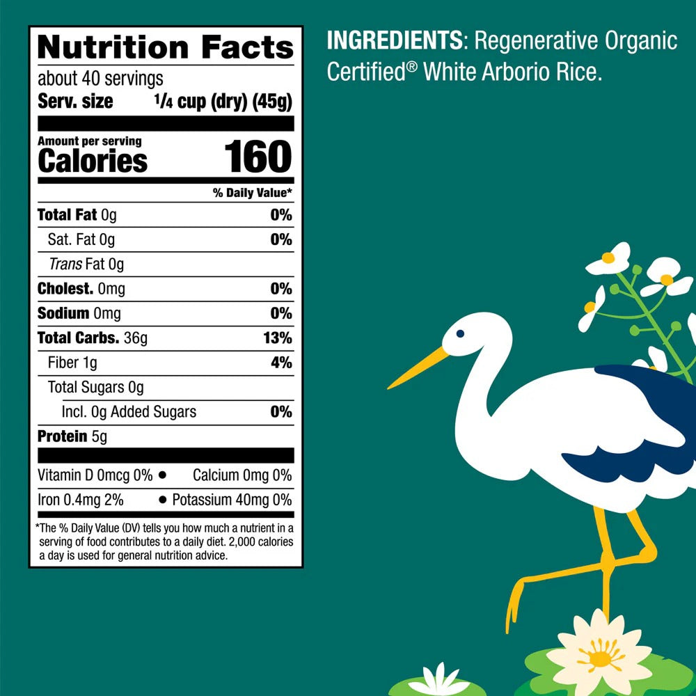Organic Arborio White Rice
