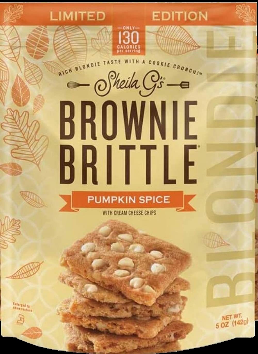 Pumpkin Spice Brownie Brittle