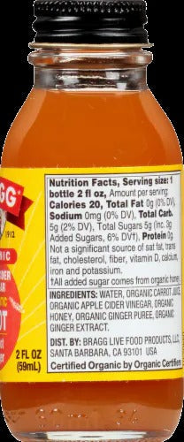 Carrot Ginger Apple Cider Vinegar