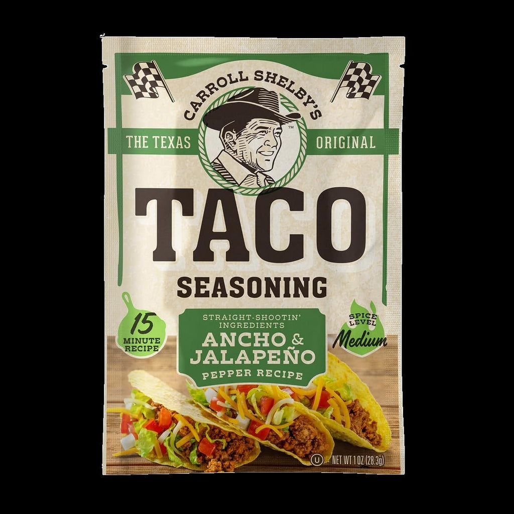 Ancho and Jalapeno Medium Taco Seasoning (12 Pack)