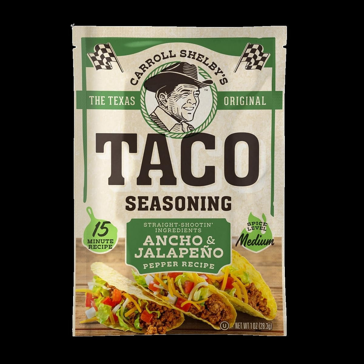 Ancho and Jalapeno Medium Taco Seasoning (12 Pack)