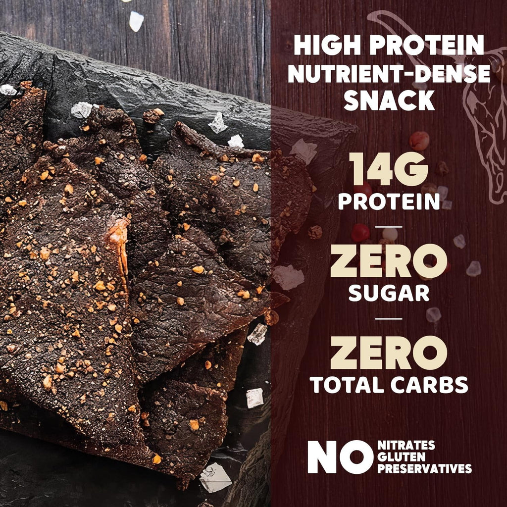 Organic Simply Salt And Pepper Beef Jerky