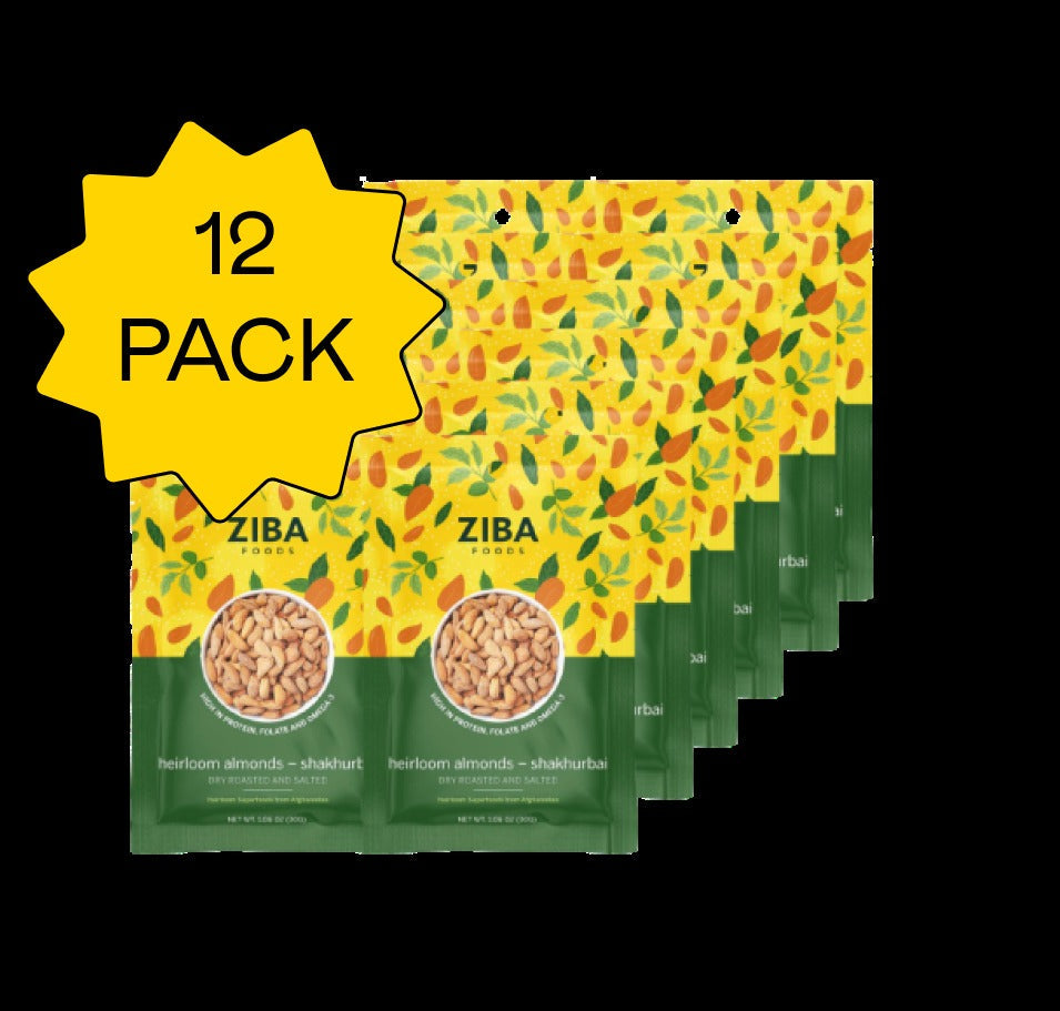 Roasted And Salted Shakhurbai Almonds (12 Pack Case)