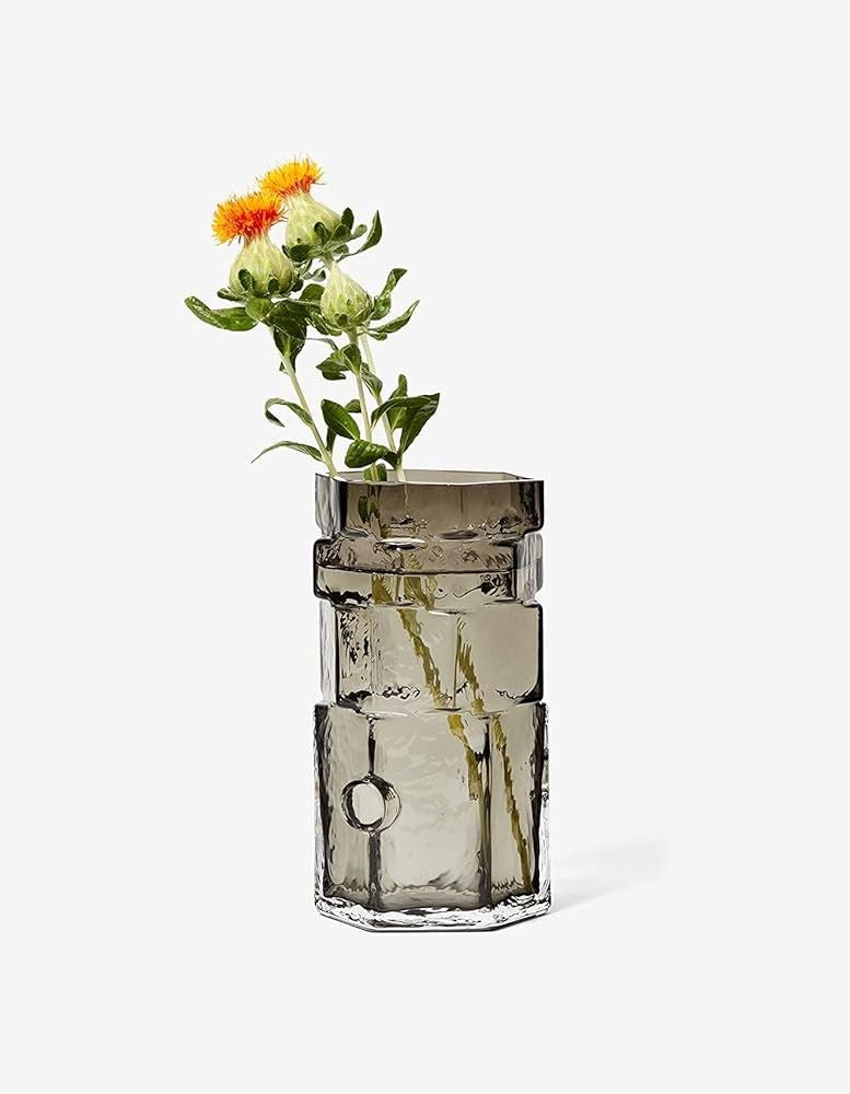 Hex Vase - Gray