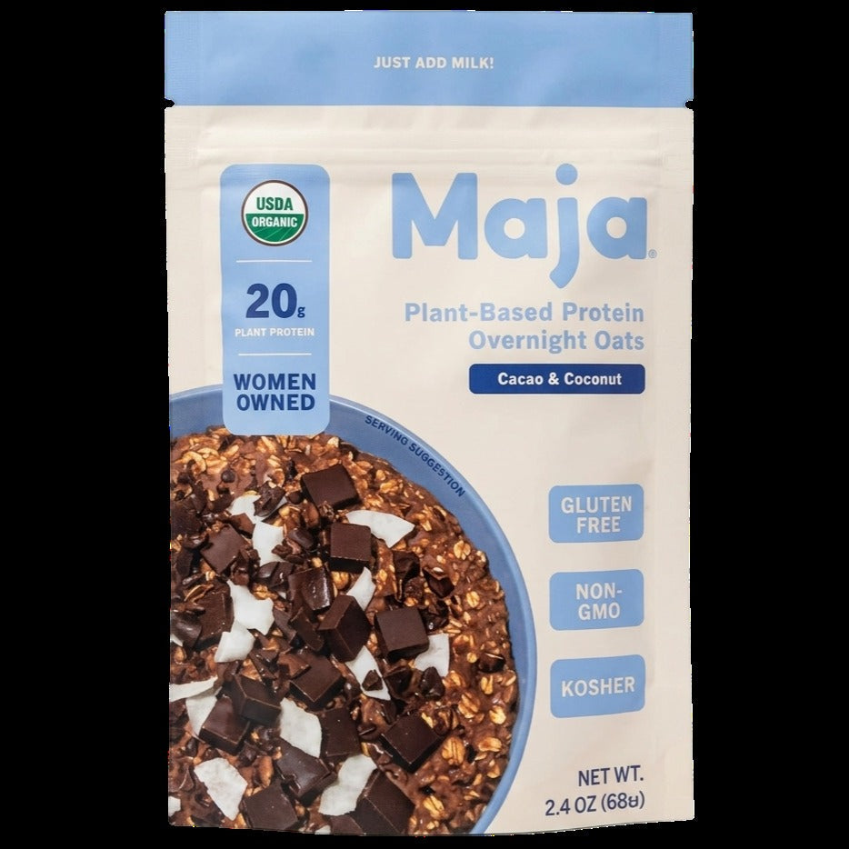 Organic Cacao & Coconut Overnight Oats Single Serve