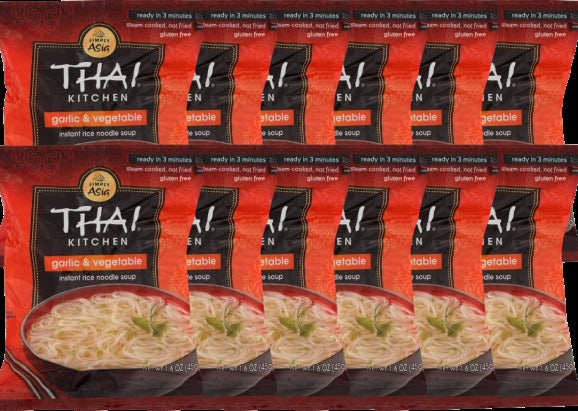 Garlic & Vegetable Instant Noodles (12 Pack Case)
