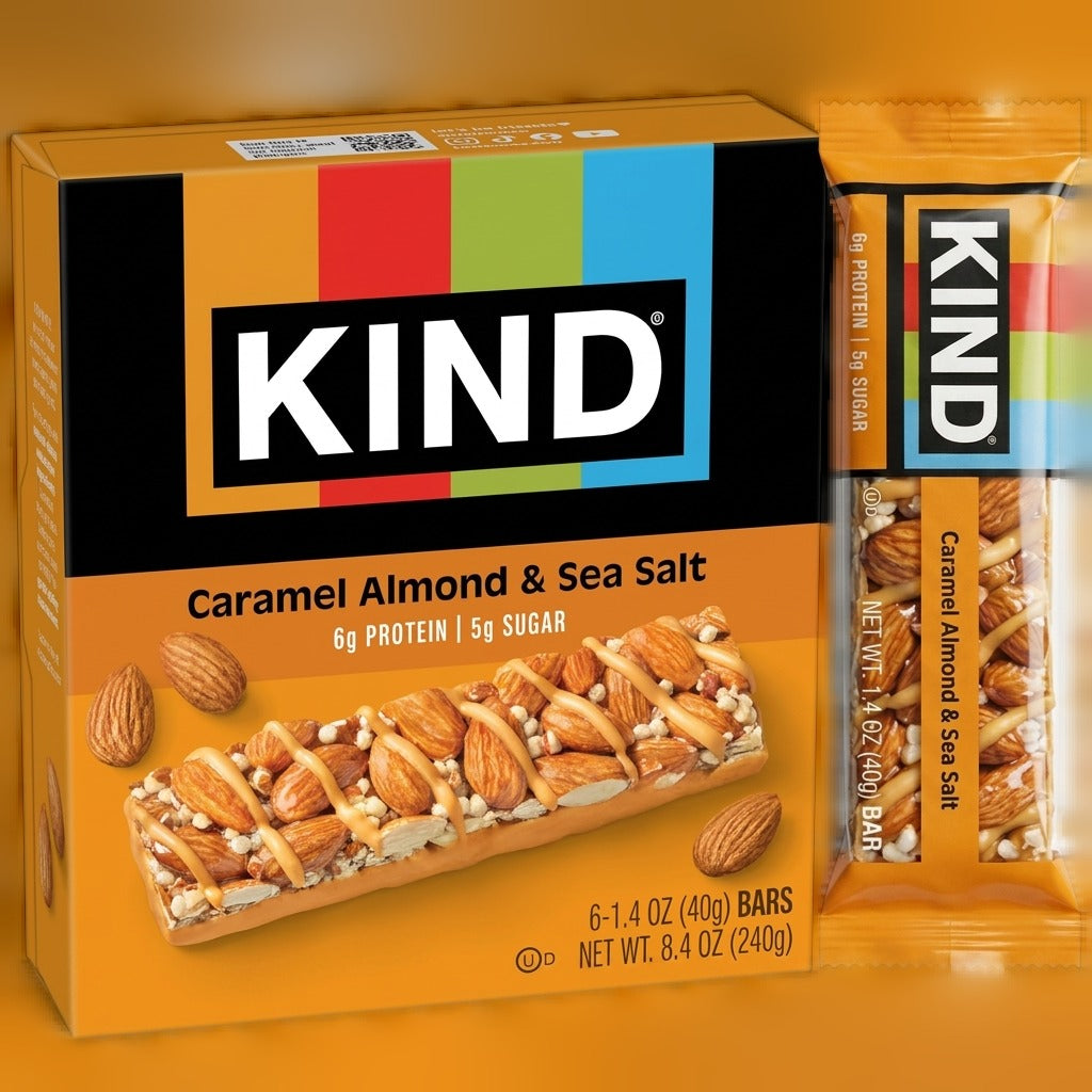 Caramel Almond & Sea Salt Bars (6 CT)