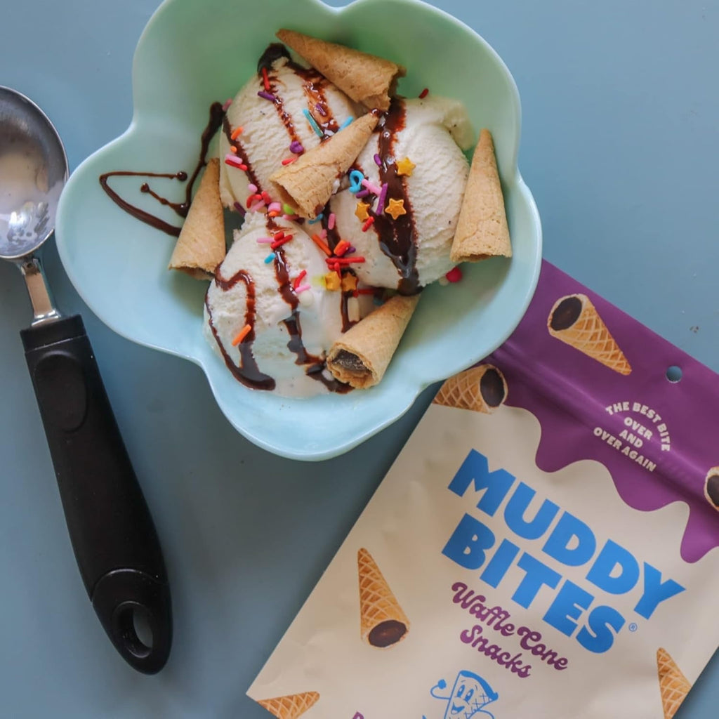 Dark Chocolate Waffle Cone Snacks