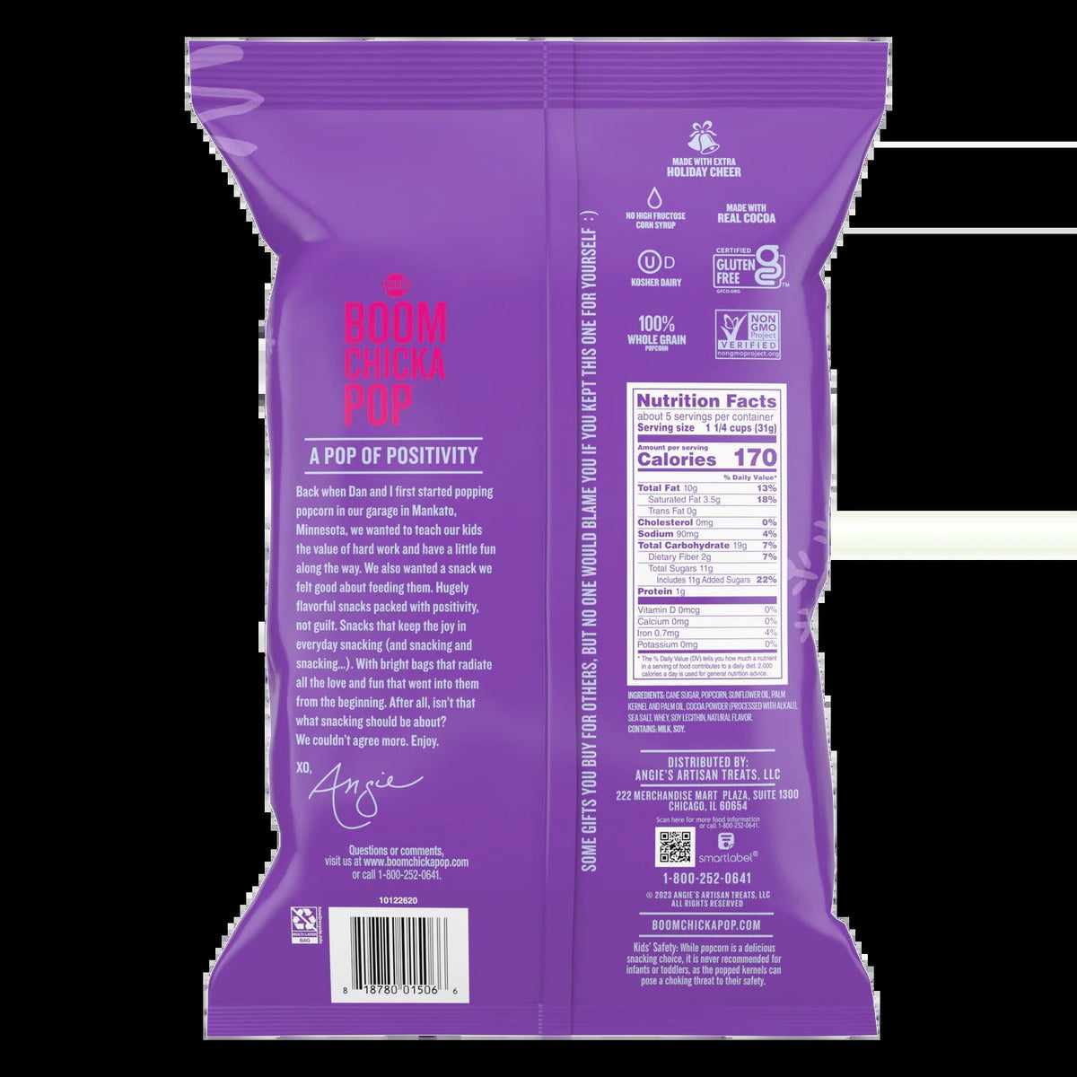 Dark Chocolate Drizzled Sea Salt Kettle Corn