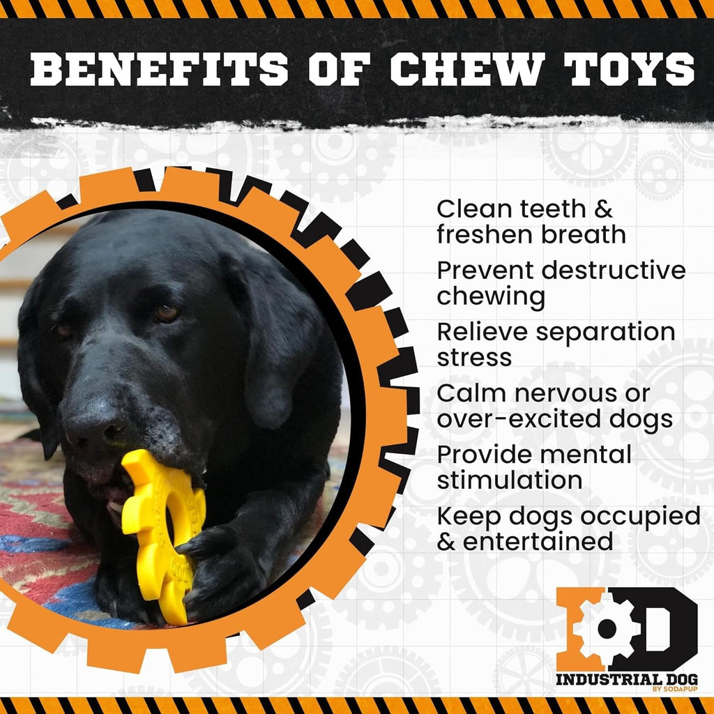 Industrial Dog Circular Saw Blade Nylon Toy Durable Chew Toy