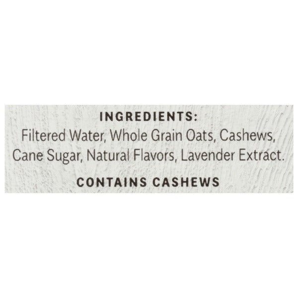 Elmhurst Cashew Lavender Oat Nog