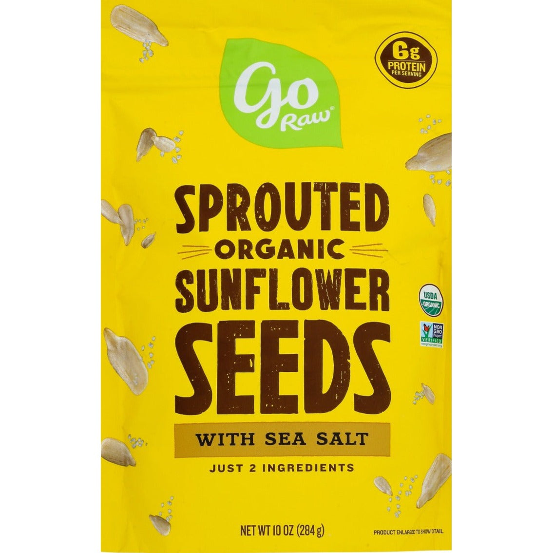 Organic Sprouted Sunflower Seeds With Sea Salt