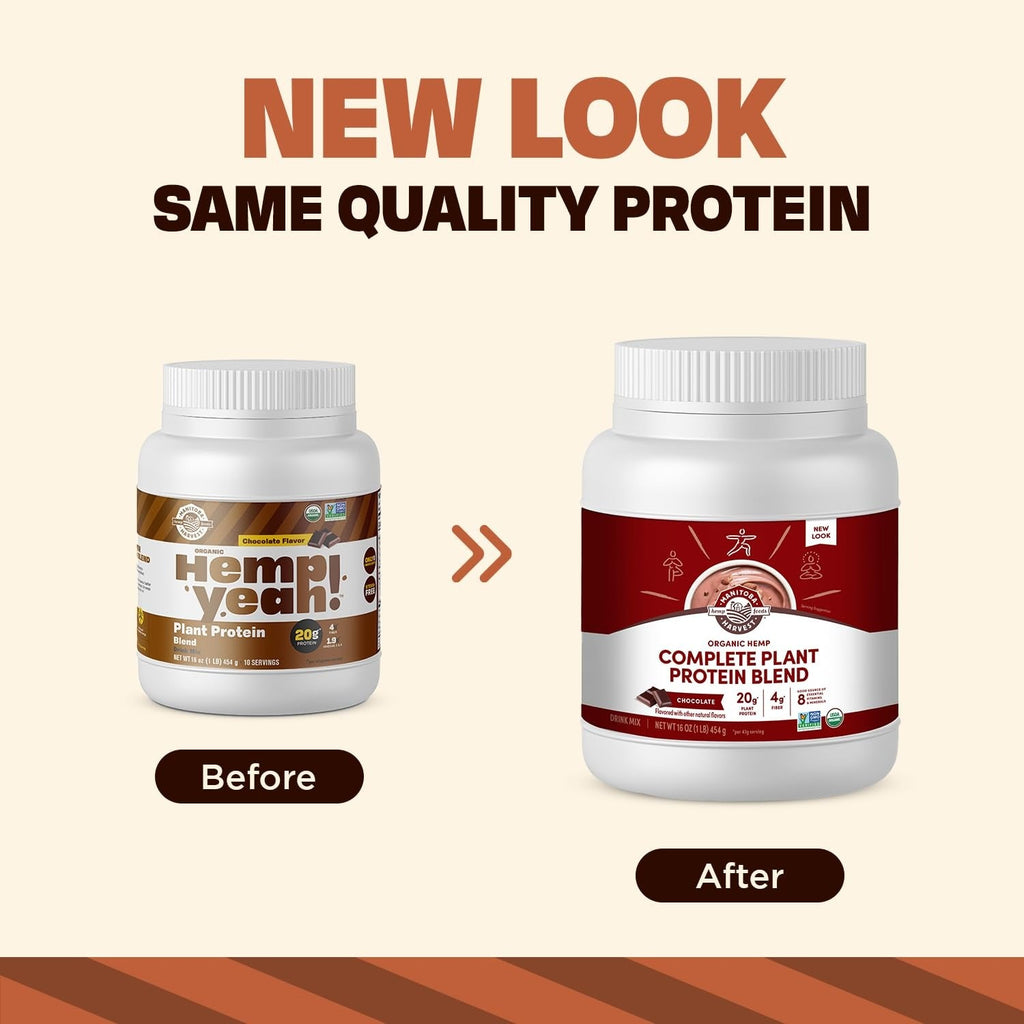 Hemp Yeah! Organic Chocolate Plant-Based Protein Powder
