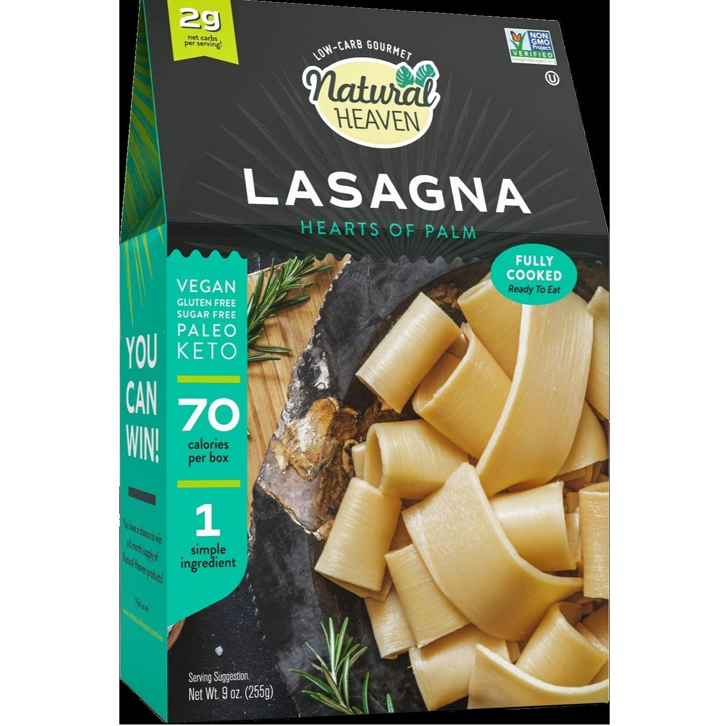 Lasagna Hearts of Palm Pasta Gluten-Free