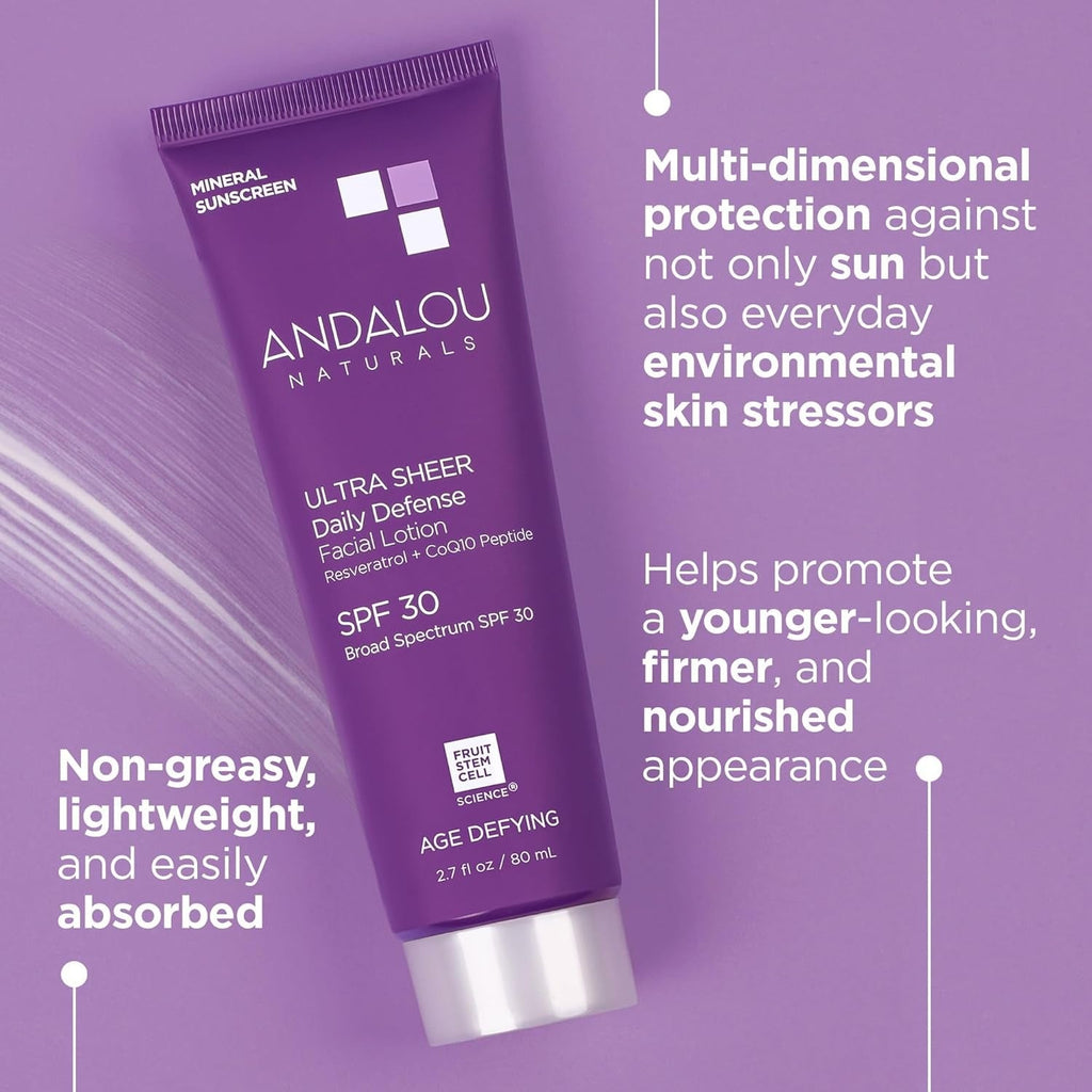 Age Defying Ultra Sheer Daily Defense Mineral Sunscreen SPF 30