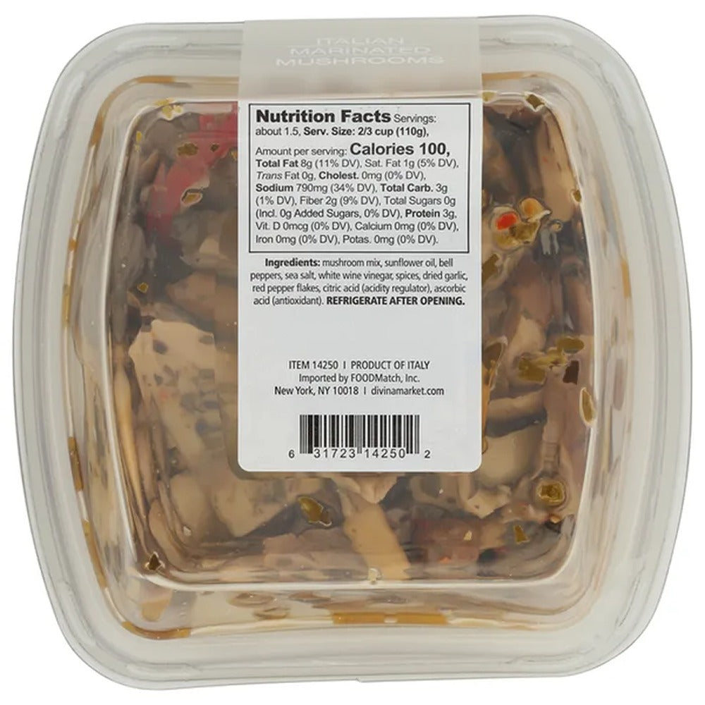 Italian Marinated Mushrooms Cup