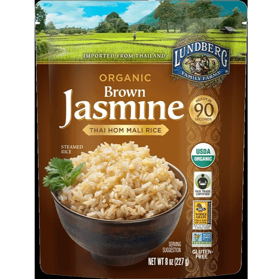 Organic Brown Jasmine Steamed Rice