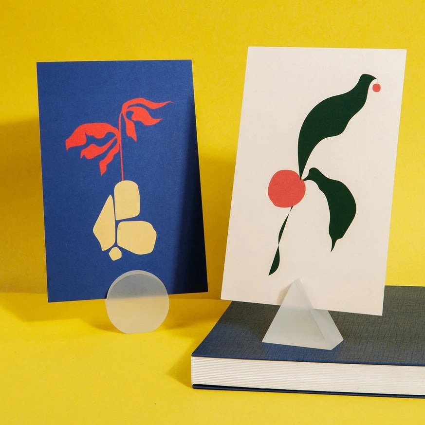 Abstract Flora Postcards
