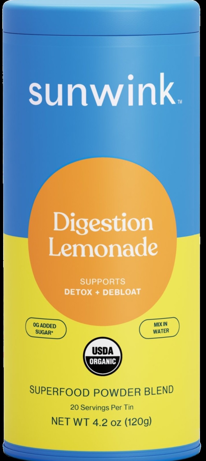 Organic Digestion Lemonade Superfood Mix Dietary Supplement