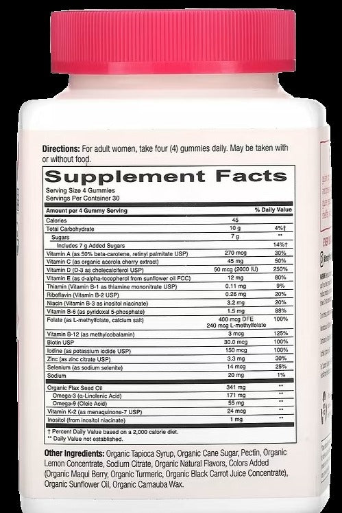 Organic Women's Formula Multivitamin