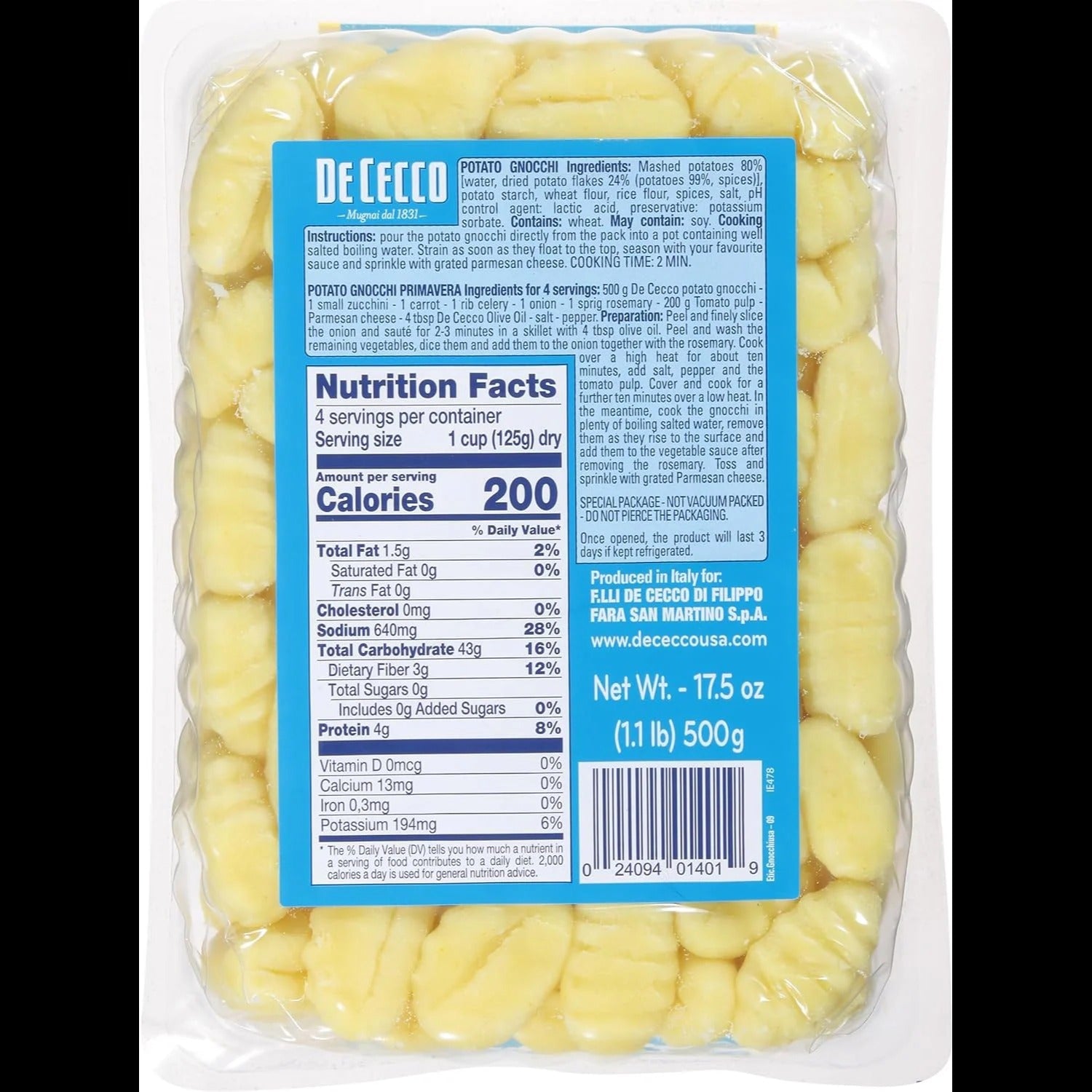Potato Gnocchi