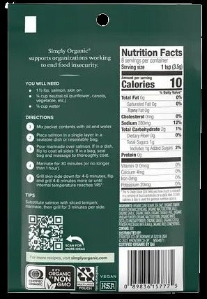 Organic Teriyaki Marinade Mix (12 Pack)
