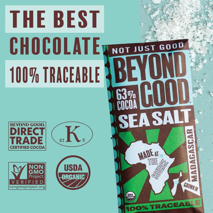 Sea Salt & Nibs Chocolate Bar