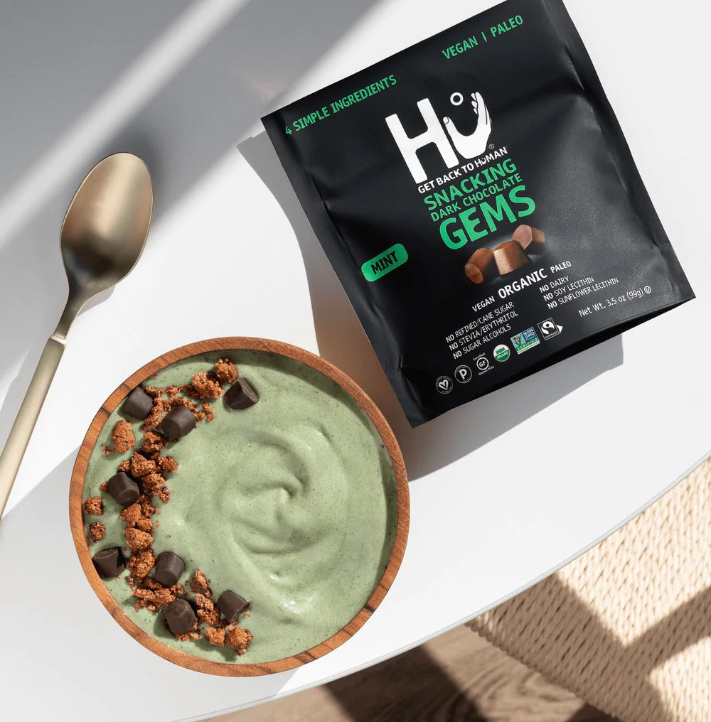 Organic Mint Snacking Dark Chocolate Gems