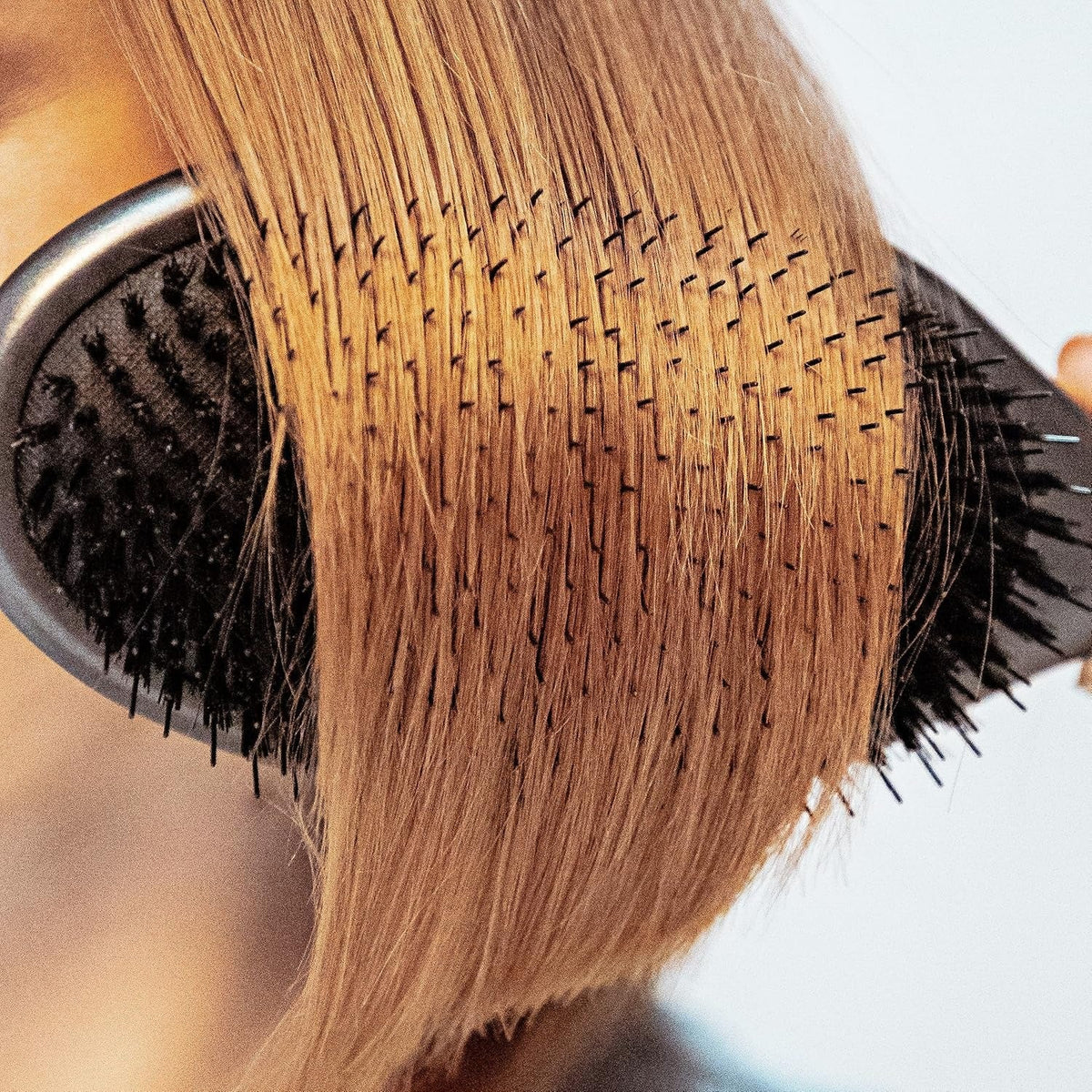 Flat Mate Boar Bristle Hair Brush