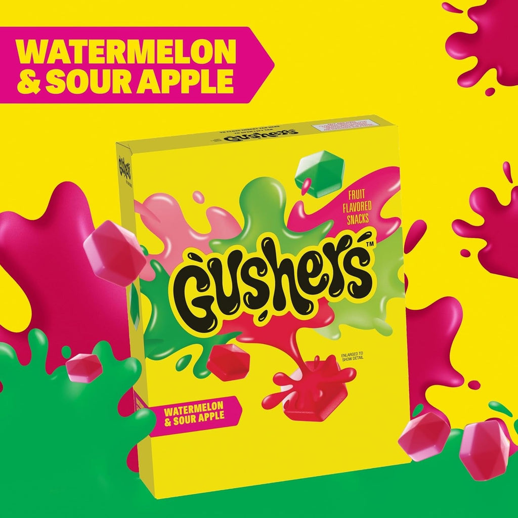 Watermelon And Sour Apple Fruit Flavored Snacks Family Size (20 CT)