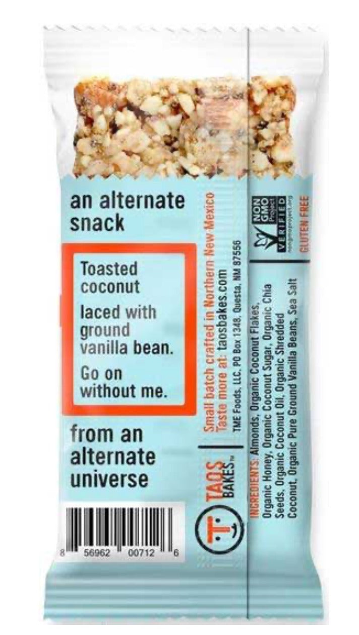 Toasted Coconut & Vanilla Bean Bar (12 Pack)