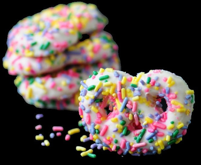 White Chocolate Covered Twist Cookie