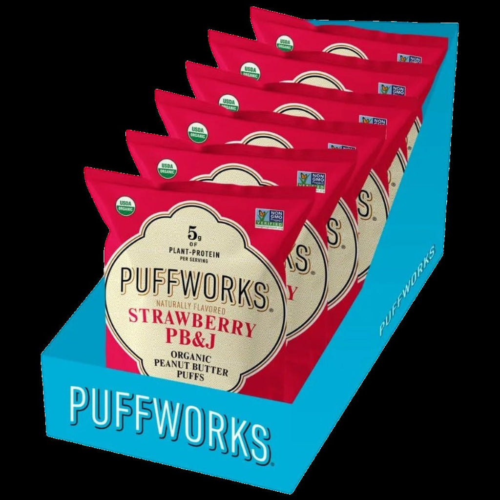 Strawberry PB&J Peanut Butter Puffs (6 Pack)