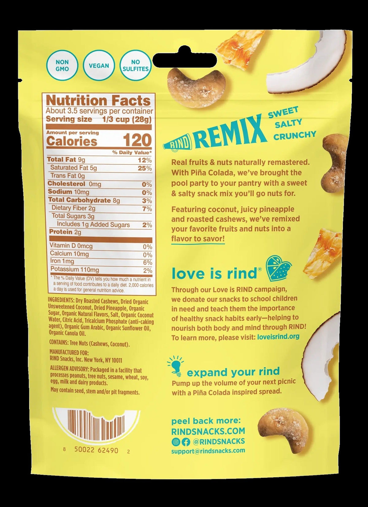 Pina Colada Remix Fruit & Nut Mix