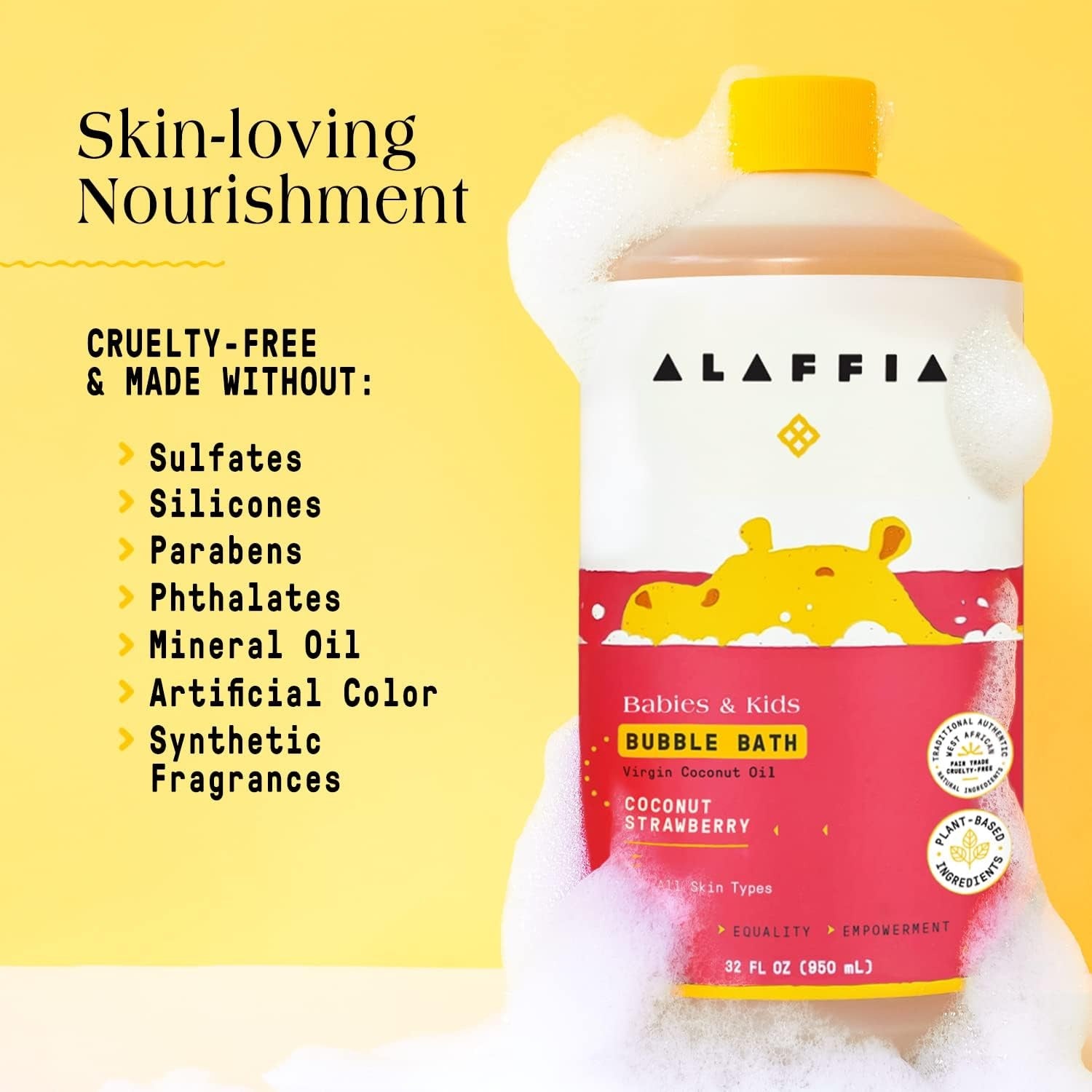 Coconut Strawberry Kid's Bubble Bath