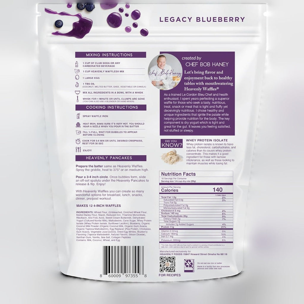 Legacy Blueberry Waffle Mix