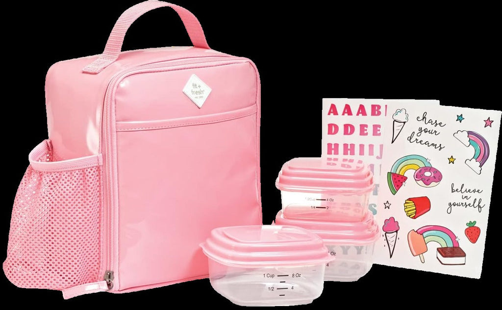 Blake DIY Insulated Lunch Bag - Pink
