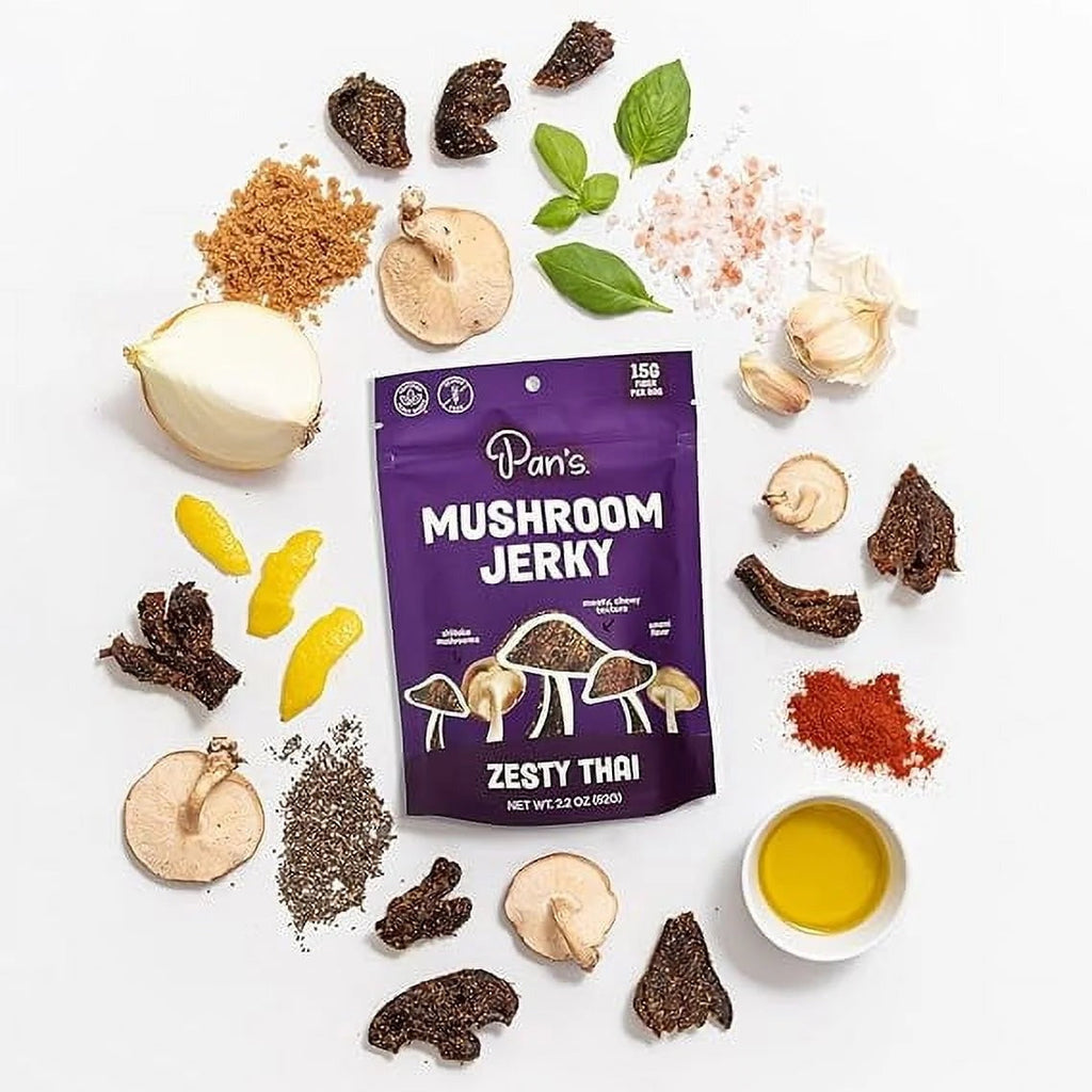 Zesty Thai Mushroom Jerky