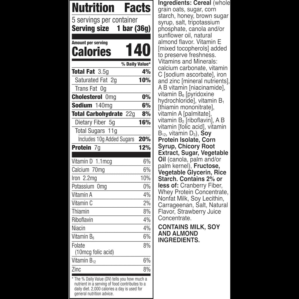 Protein Cereal Bars - Mixed Berry (5 CT)