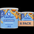 Lil Crunchies Baked Corn Snack - Mild Cheddar (6 Pack)