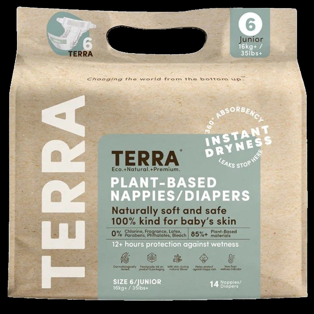 Plant Based Junior Diaper Size 6, 14CT