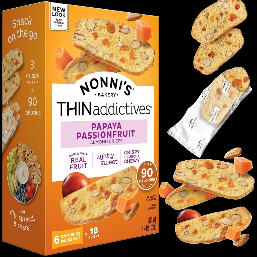 Papaya Passionfruit Almond Cookies (6 CT)