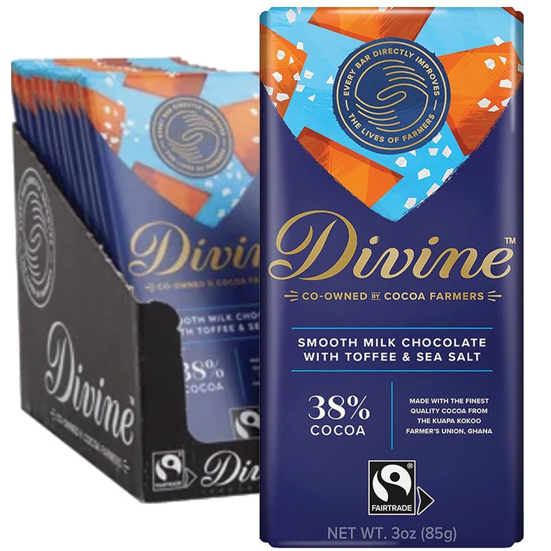 Milk Chocolate with Toffee and Sea Salt (12 CT)